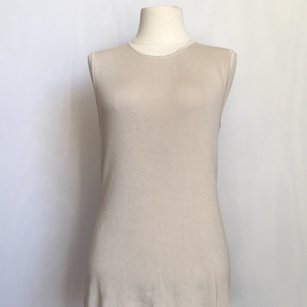 ANN TAYLOR SILK DRESS TANK TOP